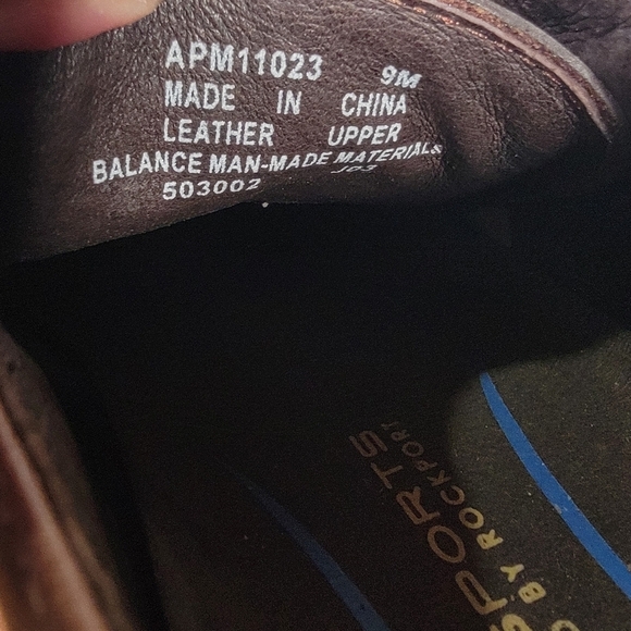 Rockport Men's Brown Leather Dress Shoes Size 9 - Picture 17 of 17